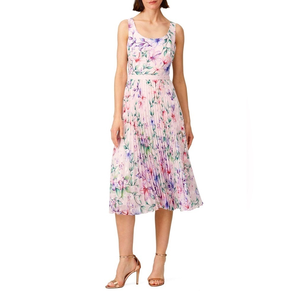 Marchesa Notte | Pleated Blush Dress size 4